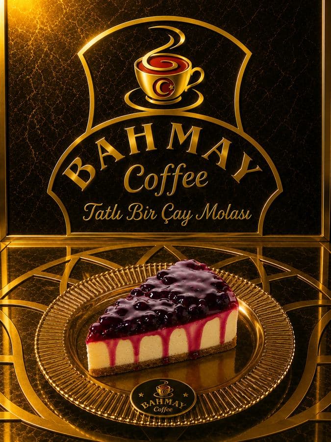 Bubble Yaban Mersinli Cheesecake